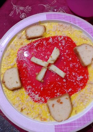 A picture of Custard Jelly Tart.
