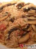 Orzo with mushrooms