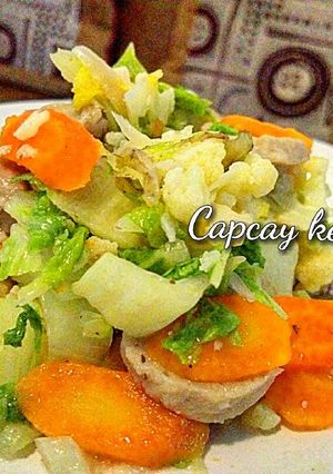 Foto resep Capcay Kering