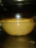 Flan de claras de huevo al microondas