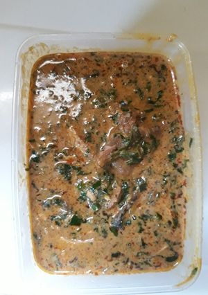 A picture of Groundnut soup.