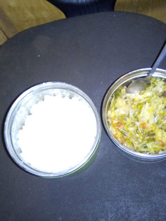 A picture of Cabbage with meat.