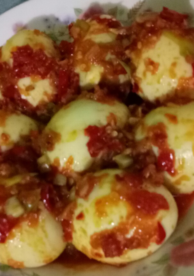 Foto resep Telur rebus bumbu praktis