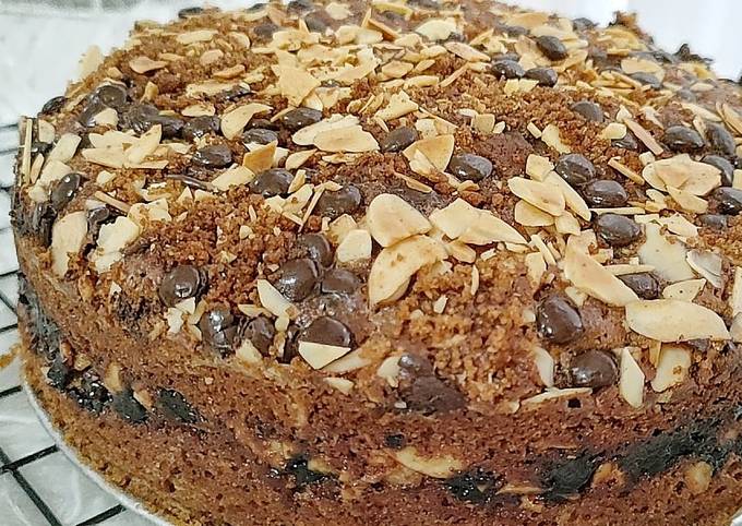 Banana Chocochips Crumble Cake Gluten Free