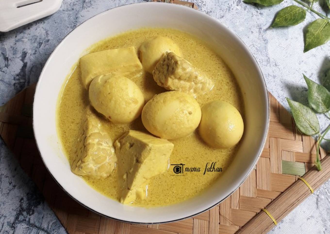 Kare telur tahu tempe