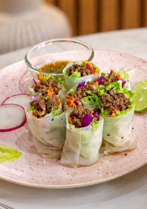 Foto resep Vietnamese Spring Roll - Beef Rolls ' Menu Sehat