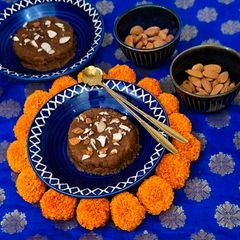 A picture of Guilt-Free Suji Besan Halwa/Besan Suji Halwa With Jaggery.