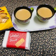 A picture of Andhra tea recipe.