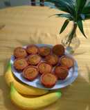 Cupcakes de maíz y guineo