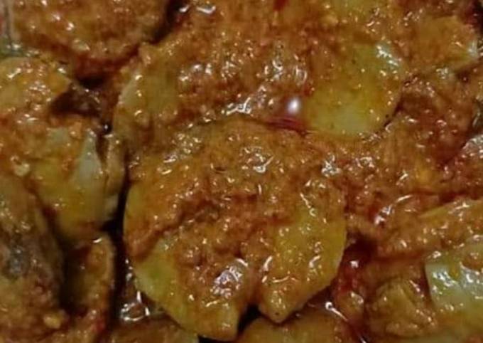 Rendang semur jengkol lembut Dan menghilangkan bau jengkol