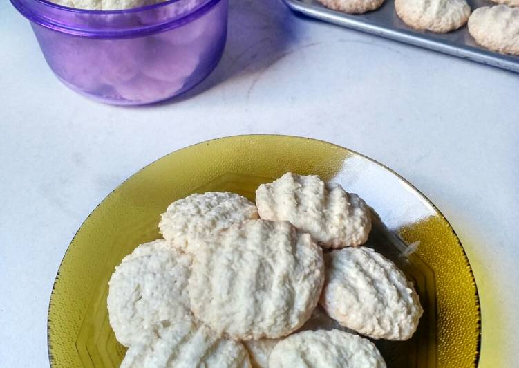 Cara Gampang Menyiapkan Coconut Cookies (Kue Kering Kelapa), Bisa Manjain Lidah