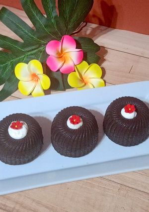 Foto resep Brownies kukus mini with cream cheese