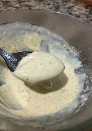 Una foto de Crema de curry para el pollo