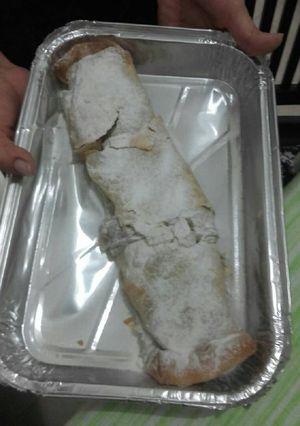 Una foto de Strudel de manzanas