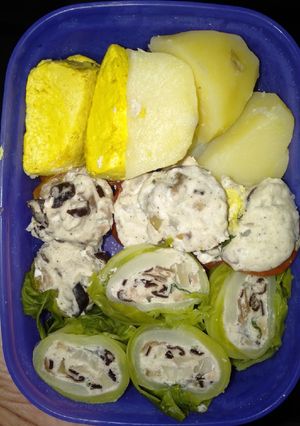 Foto resep Siomay ayam jamur diet tanpa minyak gula