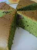 Easy With A Rice Cooker! Matcha Tea Cake With Walnuts