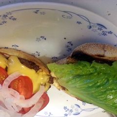 A picture of Cowgirl Hamburgers.