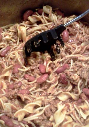 A picture of My Chili Mac.