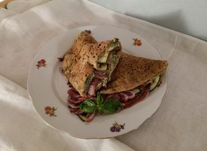 Foto di Omelette al basilico