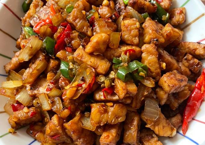 Cara bikin Orek basah Tempe Cara bikin Orek basah Tempe