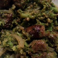 A picture of Sausage and Broccoli Bowl.