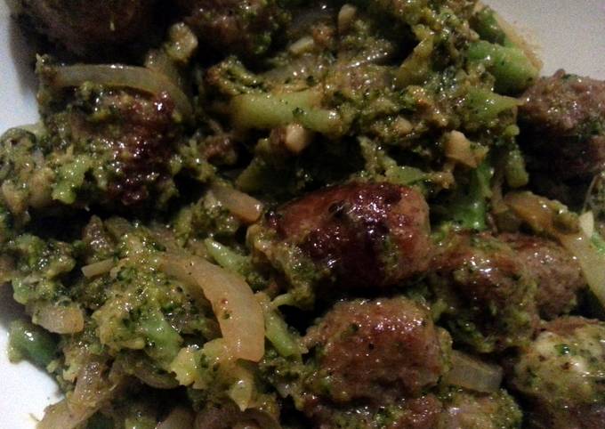 Sausage and Broccoli Bowl