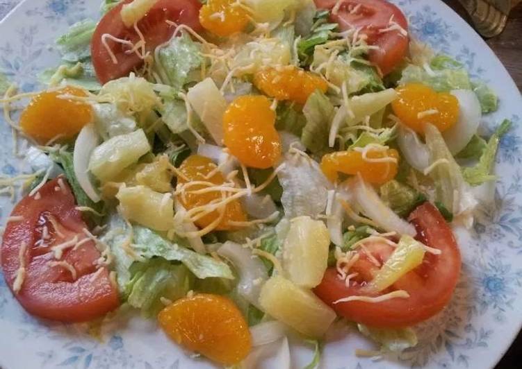 Step-by-Step Guide to Prepare Homemade Mandarin salad