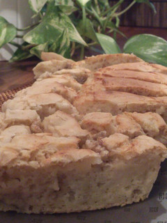 A picture of Easy Banana Pound Cake in 10 Minutes (good for infants too).