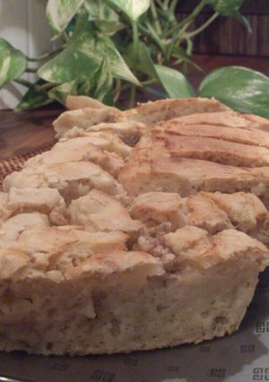 A picture of Easy Banana Pound Cake in 10 Minutes (good for infants too).