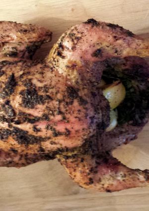 A picture of Herb roasted chicken.