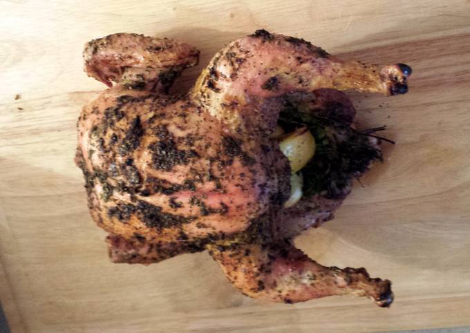 Easiest Way to Prepare Super Quick Homemade Herb roasted chicken