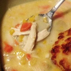 A picture of Chicken chowder.