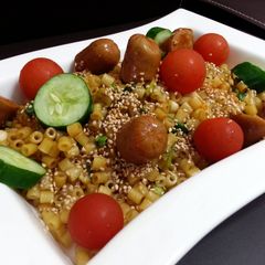 A picture of Sausage And Tubetti Pasta.
