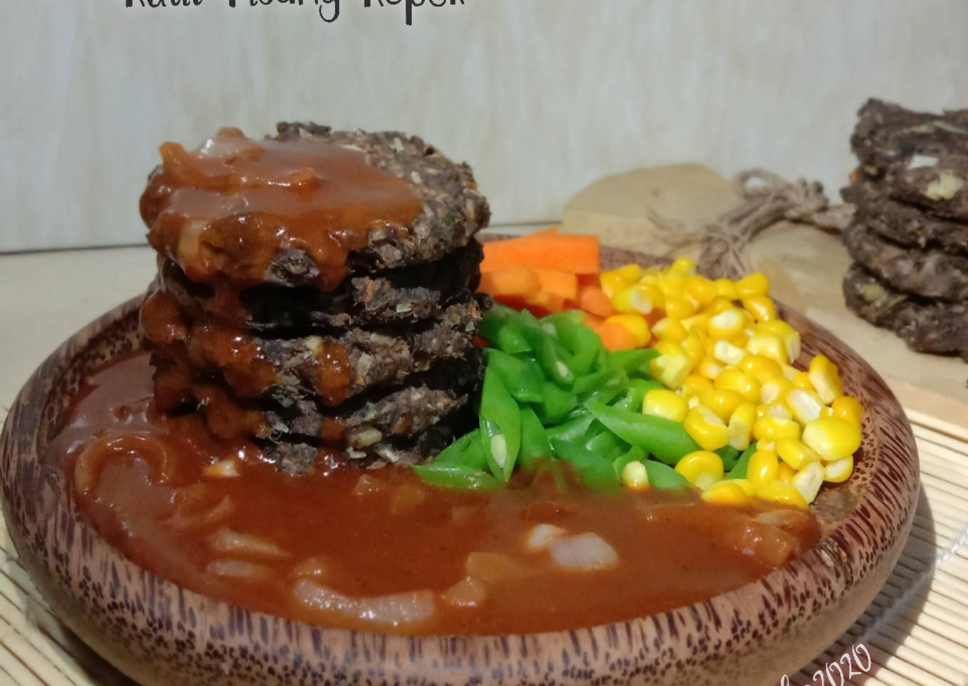 Hamburg Steak Kulit Pisang Kepok