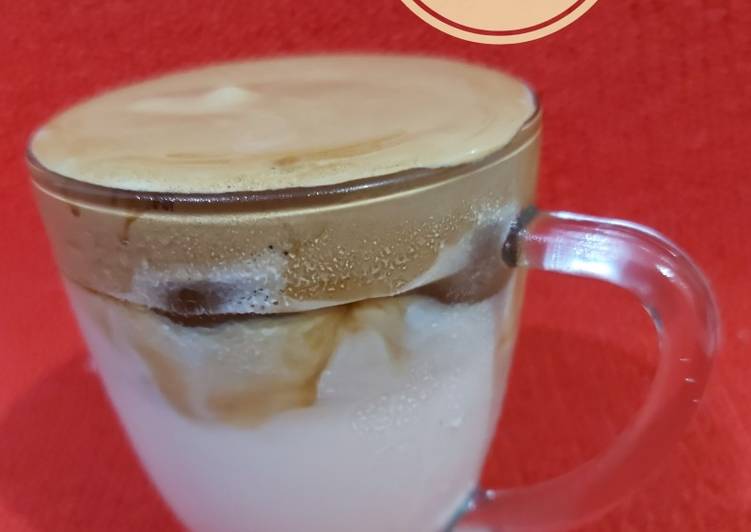 Resep Dalgona Coffee (No Mixer) Anti Gagal