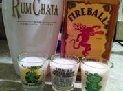A picture of liquor shots