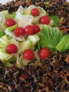 Una foto de Ensalada de arroz salvaje