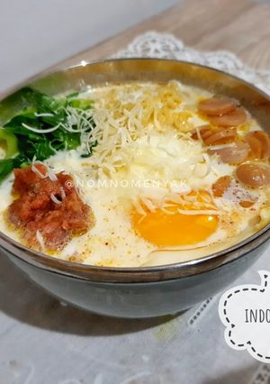 Foto resep Indomie kuah susu
