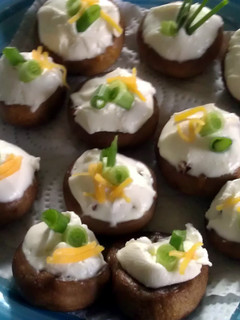 A picture of Savory Mushroom Appetizers.