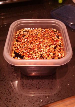 A picture of Teriyaki sauce.