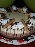 Cheesecake de tres chocolates