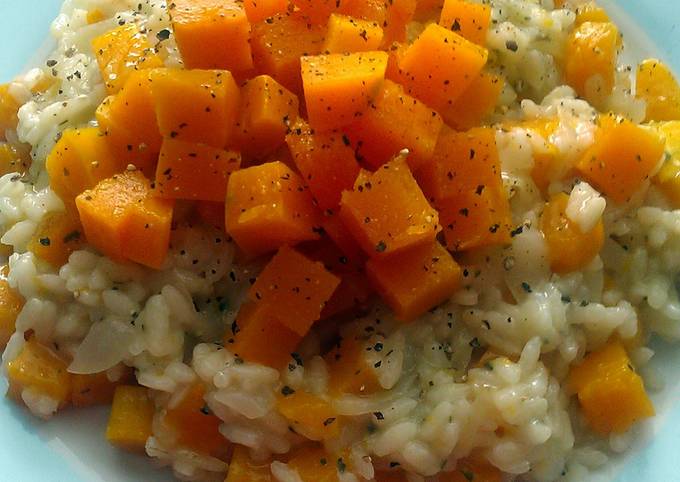 Vickys Roasted Squash Risotto, GF DF EF SF NF