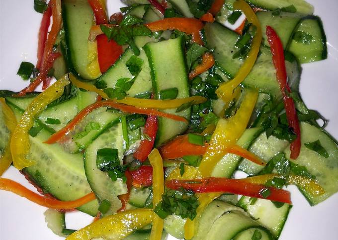 Recipe of Award-winning Pam&#39;s Garden Salad…