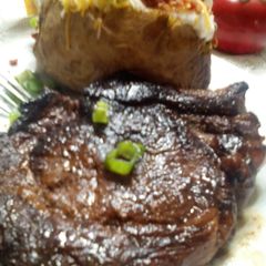 A picture of sunshine ribeye steak.