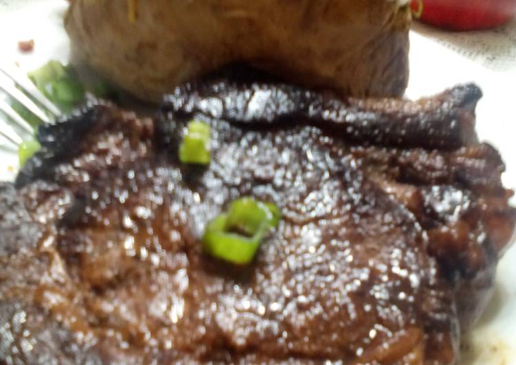 Simple Way to Make Any-night-of-the-week sunshine ribeye steak