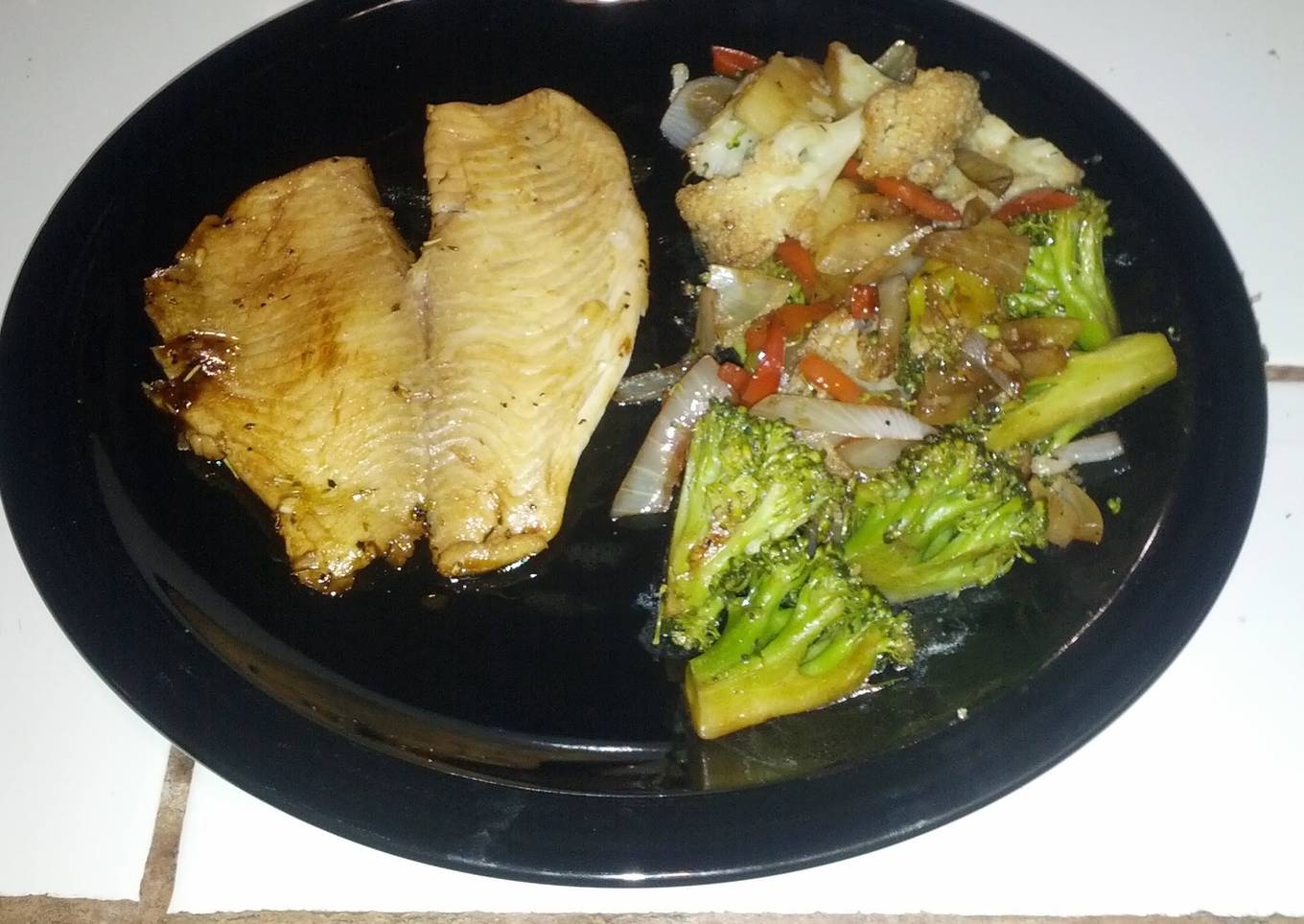 Marinade Fried Tilapia