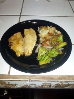 A picture of Marinade Fried Tilapia.