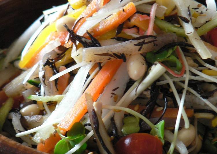 Easiest Way to Prepare Perfect 15-Ingredient Julienned Salad