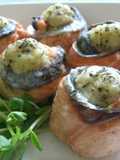 Salmon Basil Potato Rolls