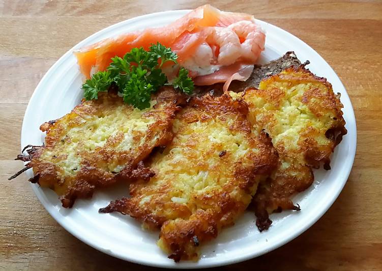 How to Prepare Any-night-of-the-week Sig’s German Reibekuchen with Sauerkraut